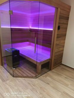 Biosauna farblicht luxus entspannung sauna finnischesauna 3