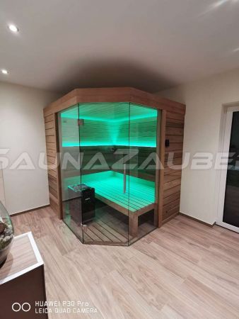 Biosauna farblicht luxus entspannung sauna finnischesauna 5