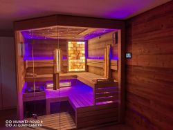 luxus bio kombi sauna eckmodell tiroler fichte  3 